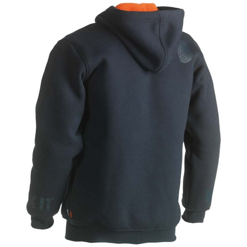 herock odsseus hoodie in navy reverse