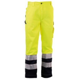 herock olympus yellow and navy hi vis trousers