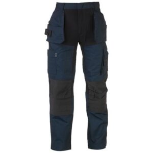 herock spector work trousers in navy and black