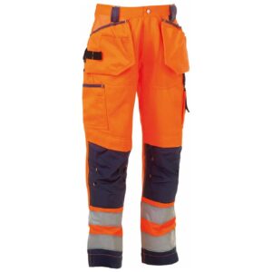 herock orange and navy hi vis trousers