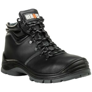 herock troy water resistant safety boots in black