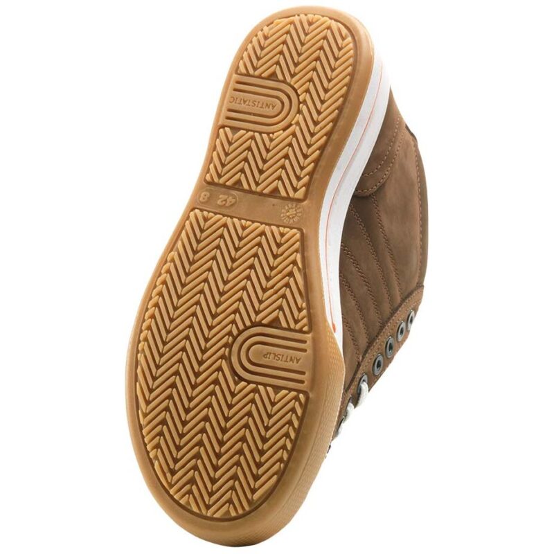 herock tuxedo safety trainer in brown sole