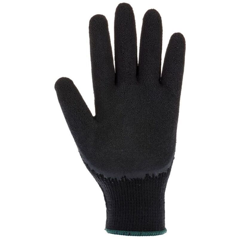 Portwest Classic Grip Glove - Latex - Black