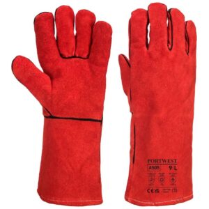 Portwest Winter Welding Gauntlet Red A505