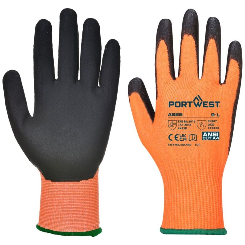 Portwest Vis-Tex Cut Resistant Glove - PU