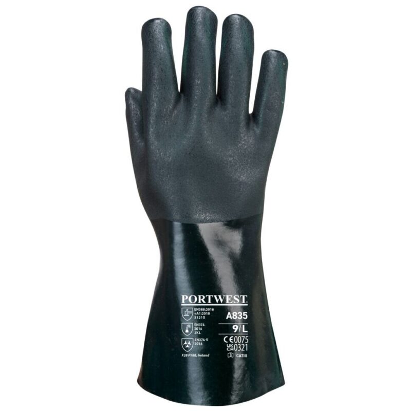 Portwest Double Dipped PVC Gauntlet 35cm