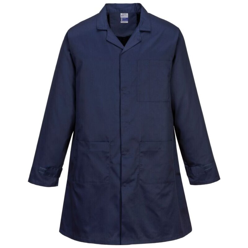 Portwest Anti-Static ESD Coat - Navy
