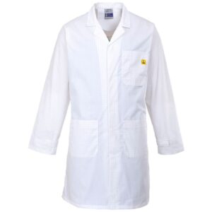 Portwest Anti-Static ESD Coat - Hamilton Blue
