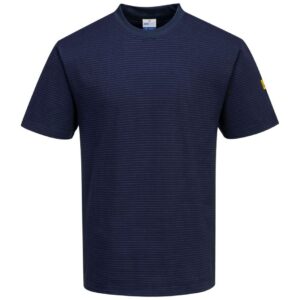 Portwest Anti-Static ESD T-Shirt - Navy