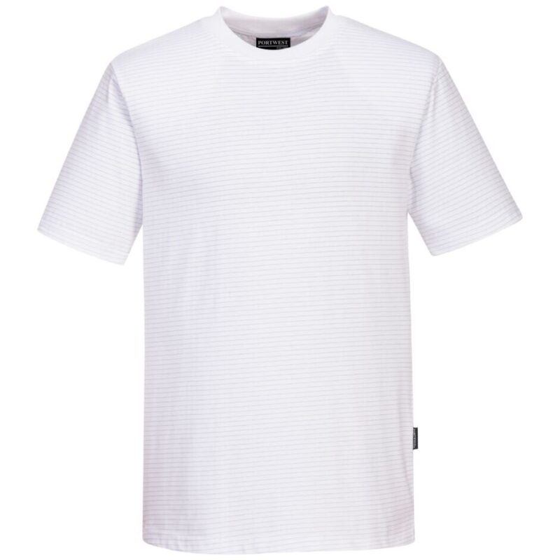 Portwest Anti-Static ESD T-Shirt - White