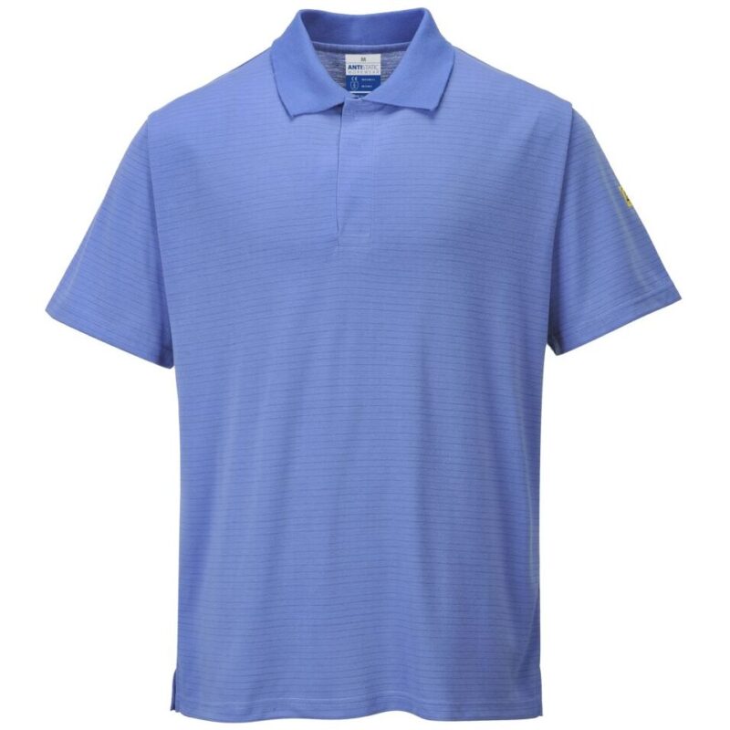 Portwest Anti-Static ESD Polo Shirt - Hamilton Blue