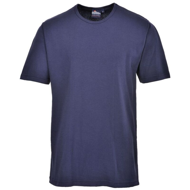 Portwest Thermal T-Shirt Short Sleeve - Navy