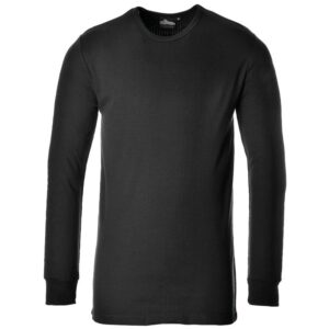 Portwest Thermal T-Shirt Long Sleeve - Black