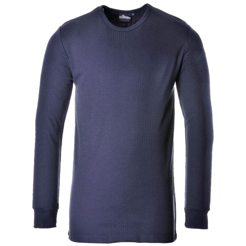 Portwest Thermal T-Shirt Long Sleeve - Navy