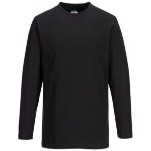 Portwest Long Sleeve T-Shirt - Black