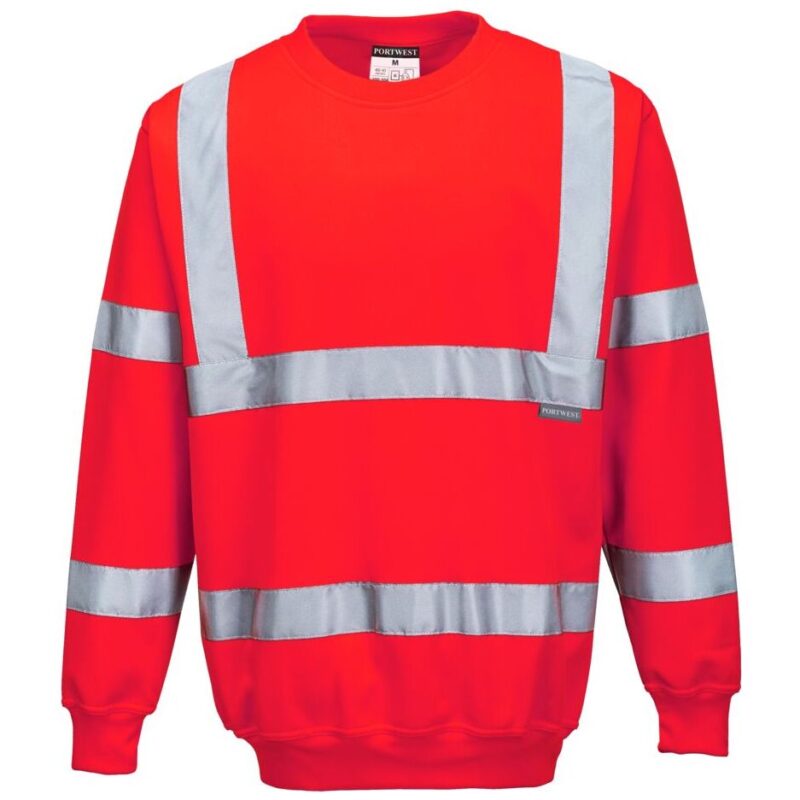 Portwest Hi-Vis Sweatshirt - Red