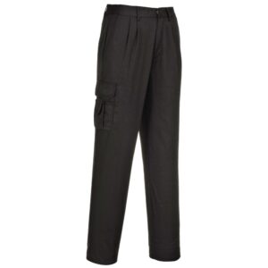 Portwest Women's Combat Trousers - Black Tall