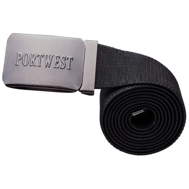 Portwest Elasticated Work Belt - Black
