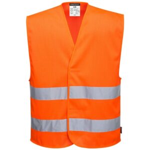 Portwest Hi-Vis Mesh Two Band Vest - Yellow