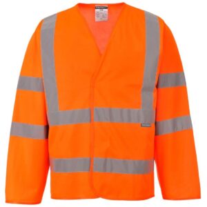 Portwest Hi-Vis Band and Brace Jacket Long Sleeve - Orange