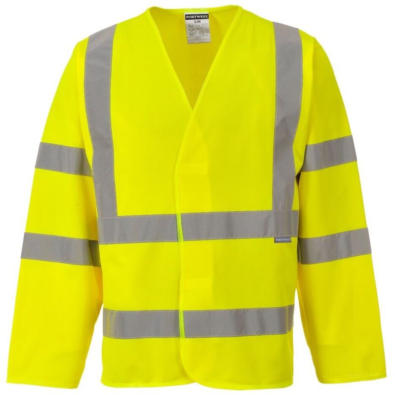 Portwest Hi-Vis Band and Brace Jacket Long Sleeve - Yellow