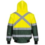 Portwest Hi-Vis 3-in-1 X Back Contrast Bomber Jacket