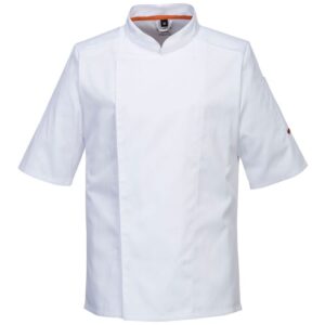 Portwest Stretch Mesh Air Pro Short Sleeve Jacket - White