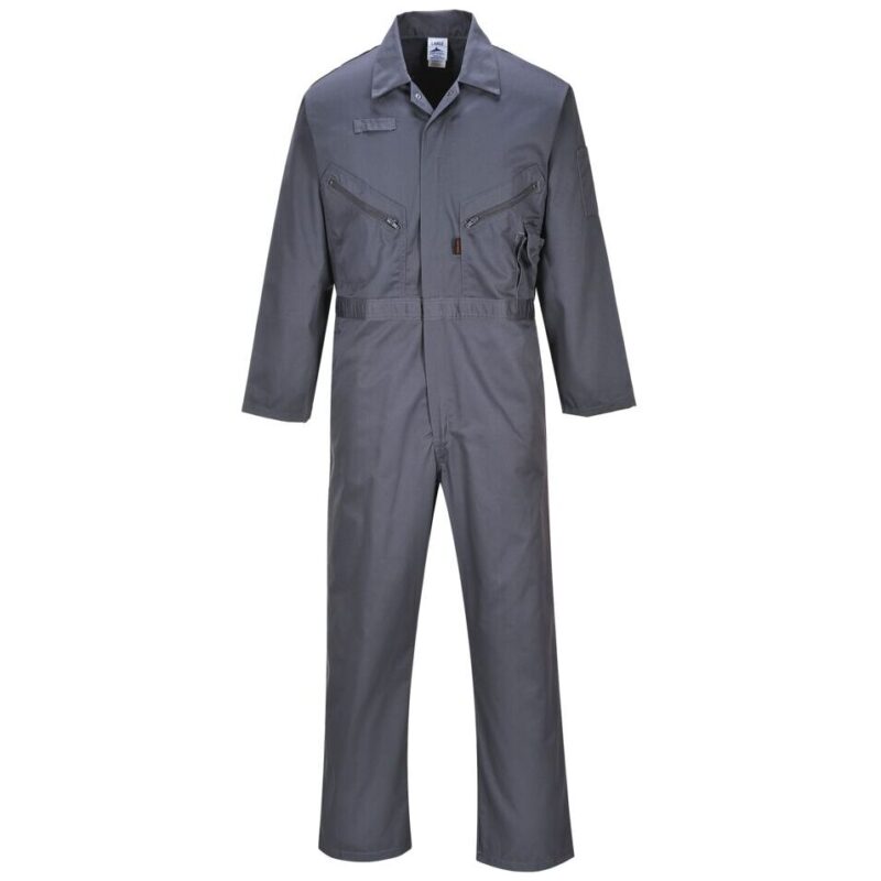 Portwest Liverpool Zip Coverall - Graphite Grey