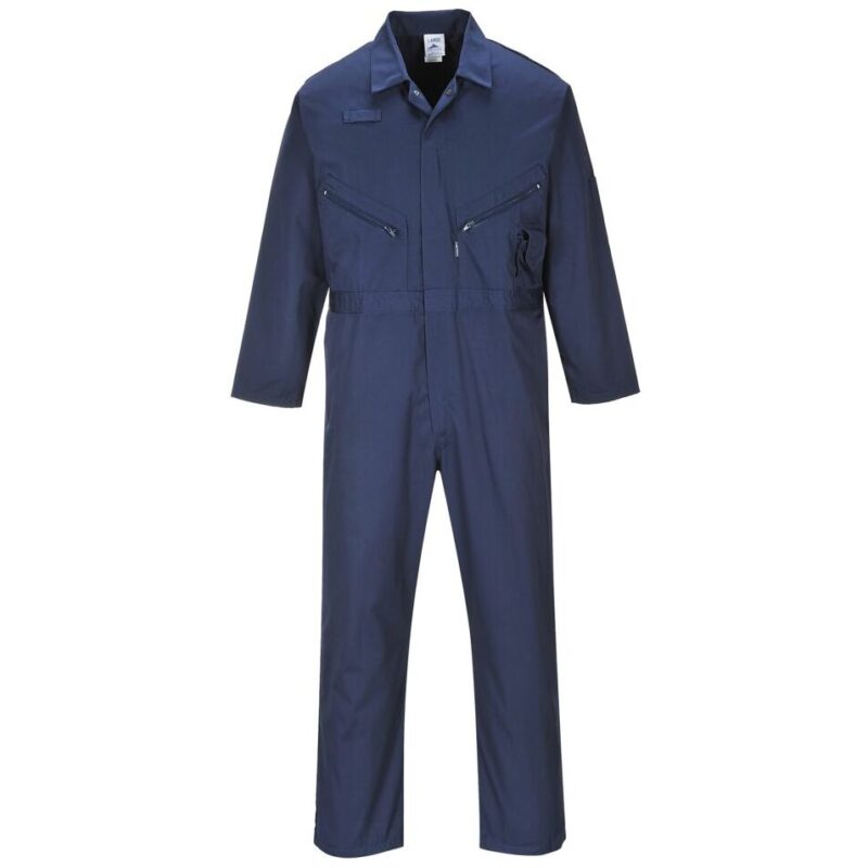 Portwest Liverpool Zip Coverall - Navy