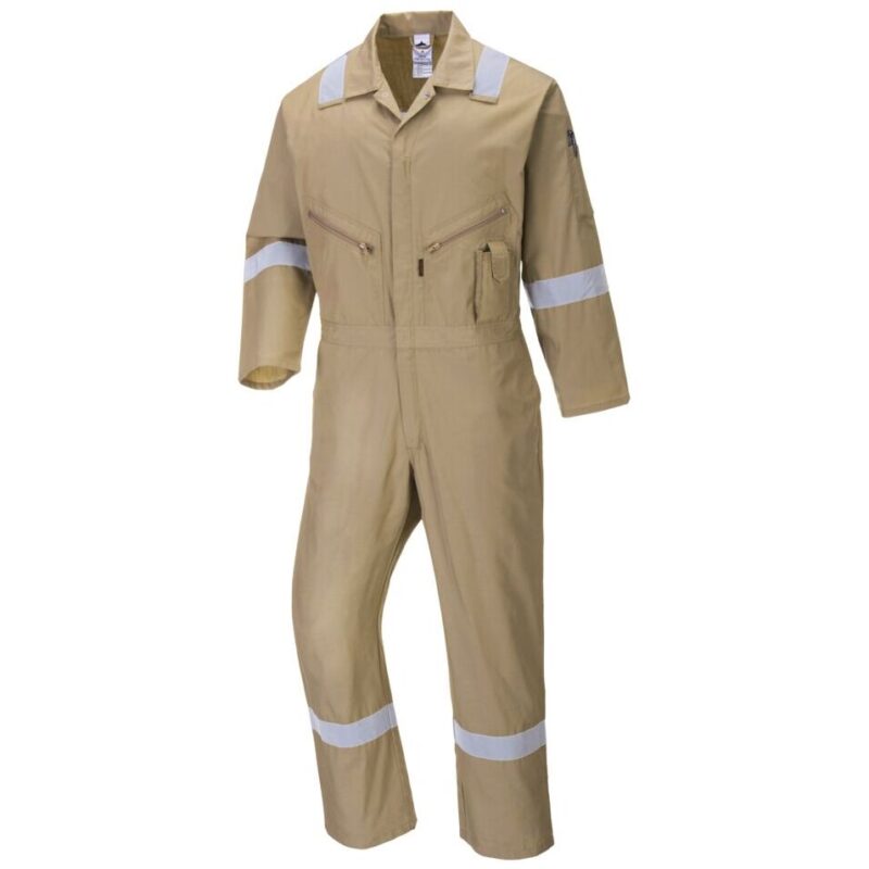 Portwest Iona Cotton Coverall - Khaki