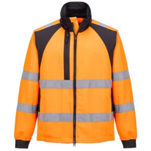 Portwest WX2 Eco Hi-Vis Work Jacket - Yellow/Black