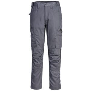 Portwest WX2 Eco Stretch Trade Trousers - Metal Grey