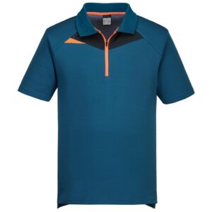 Portwest DX4 Polo Shirt Short Sleeve - Metro Blue