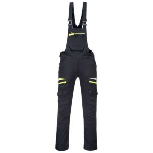 Portwest DX4 Work Bib and Brace - Black
