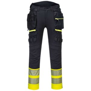 Portwest DX4 Hi-Vis Detachable Holster Pocket Class 1 Trousers - 48