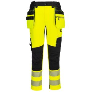 Portwest DX4 Hi-Vis Craft Trousers - Yellow/Black