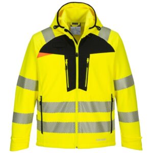 Portwest DX4 Hi-Vis Softshell - Orange/Black