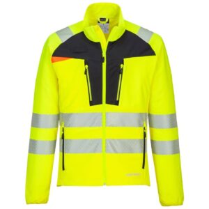 Portwest DX4 Hi-Vis Lightweight Mid Layer - Yellow/Black