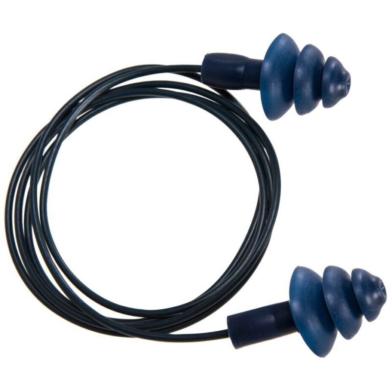 Portwest Detectable TPR Corded Ear Plugs Blue EP07