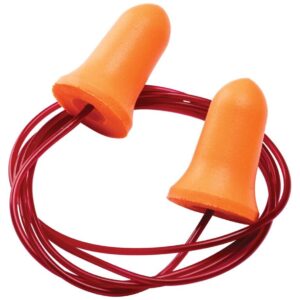 Portwest Bell Comfort PU Foam Ear Plugs Corded Orange EP09