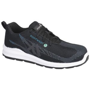 Portwest Eco Fly Composite Trainer S1PS SR FO - Black/Red