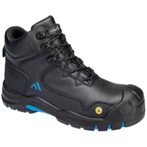 Portwest Apex Composite Mid Boot S3S ESD HRO SR SC FO - Black/Yellow