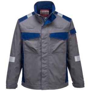 Portwest Bizflame Industry Two Tone Jacket - Grey