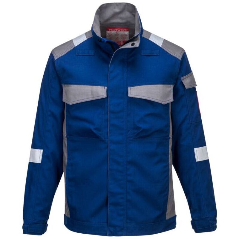 Portwest Bizflame Industry Two Tone Jacket - Royal Blue