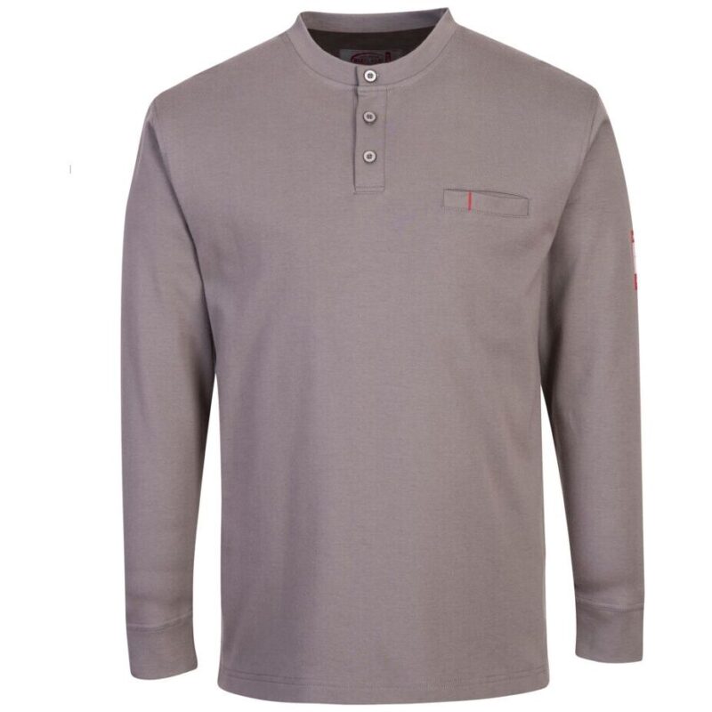 Portwest FR Anti-Static Henley - Grey