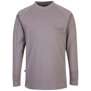 Portwest FR Anti-Static Crew Neck - Grey