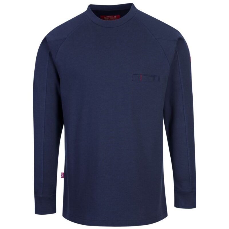 Portwest FR Anti-Static Crew Neck - Navy