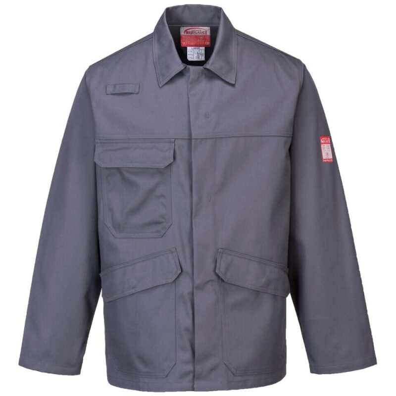 Portwest Bizflame Work Jacket - Grey