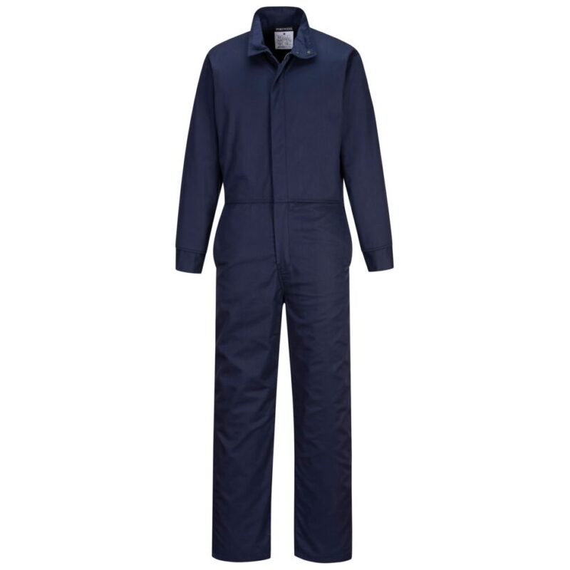Portwest Flame Resistant Anti-Static Coverall 350g - Navy