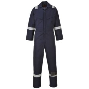 Portwest Flame Resistant Anti-Static Coverall 350g - Navy Tall